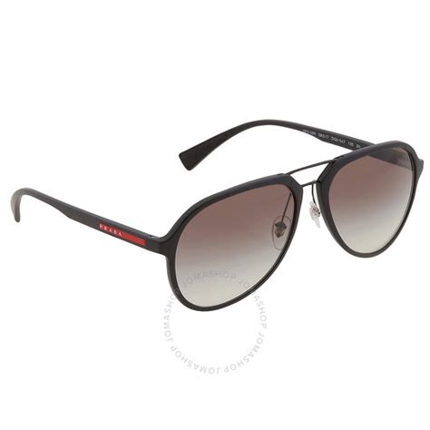 Prada Linea Rossa Grey Gradient Pilot Men's 